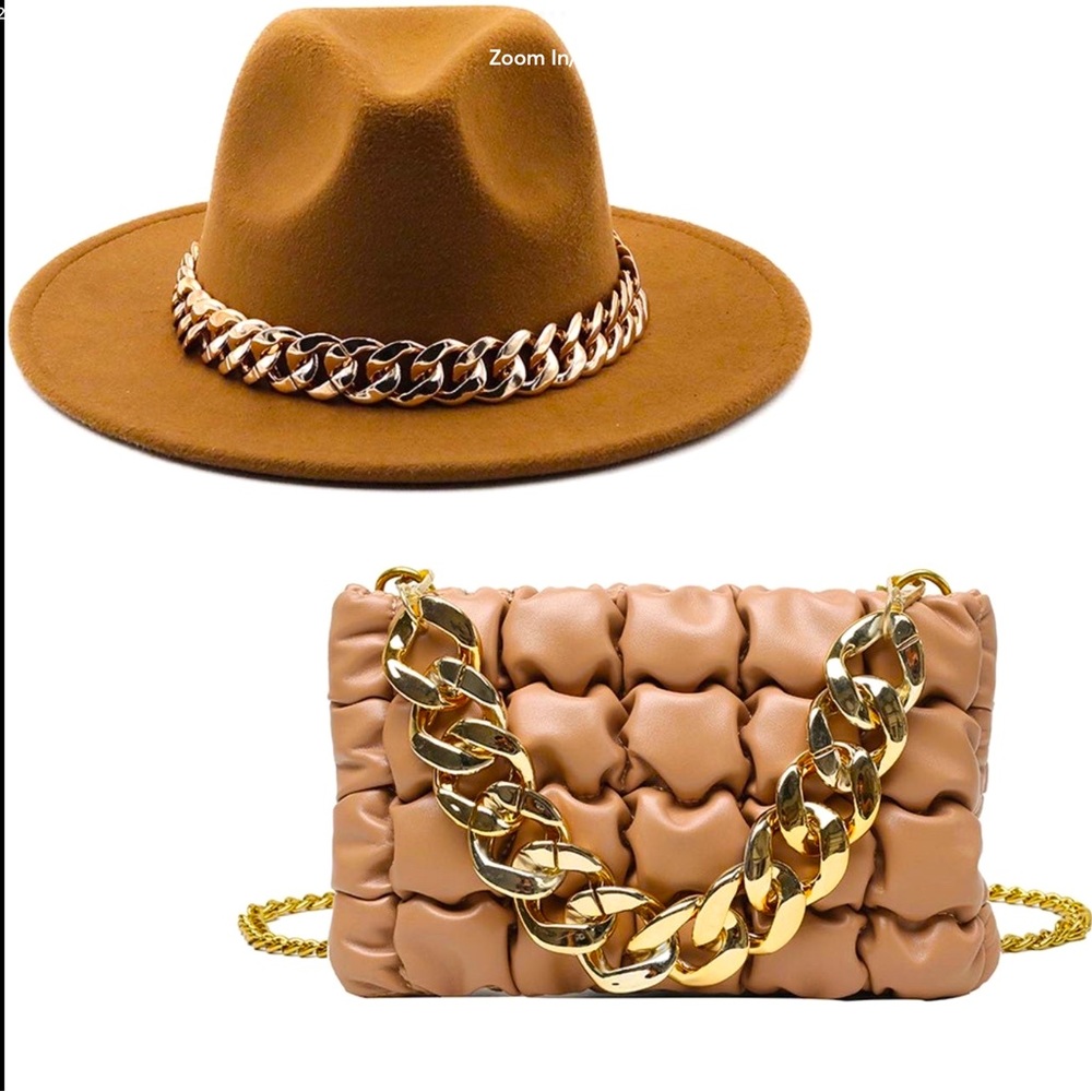 Fedora Hat and bag